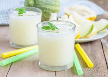 Batido de melón con leche, receta súper refrescante en tan solo 5 minutos
