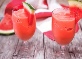 Batido de sandía natural, súper refrescante y saludable