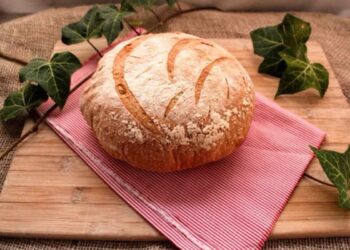 Pan casero con harina común, fácil y rápido