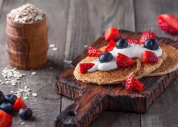 Pancakes de avena para un desayuno saludable