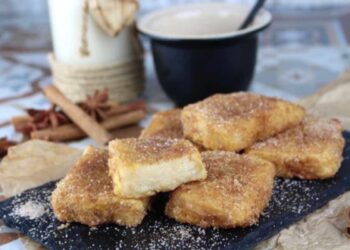 Leche frita. Uno de los postres caseros más ricos con ingredientes básicos