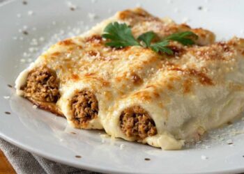 Canelones de carne con queso gratinado. Receta de la abuela con la que vas a triunfar