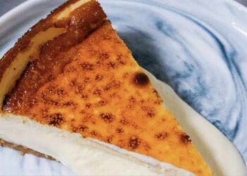 Tarta de queso en airfryer. Receta fácil y con muy pocos ingredientes