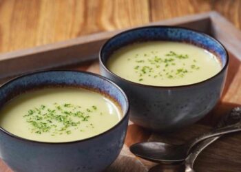 Crema de puerros o Vichyssoise. Receta fácil y rápida para comer fría o caliente