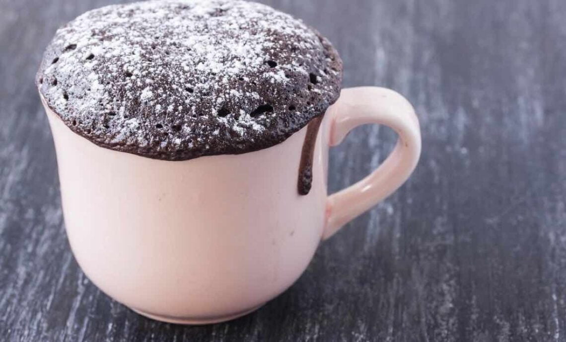 Muffins en microondas en tan solo 5 minutos. Receta fácil y rápida