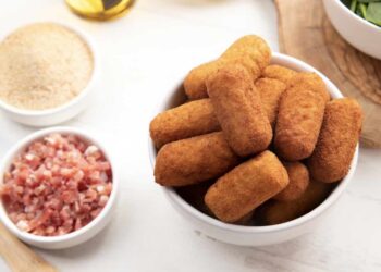 Croquetas en airfryer, la receta definitiva para que no se rompan