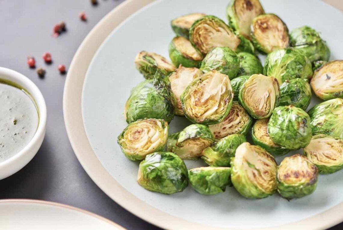 Coles de Bruselas en freidora de aire o airfryer, te sorprenderán
