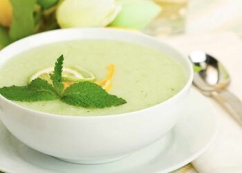 Sopa de melón fría para un entrante perfecto y refrescante, te encantará