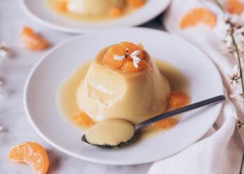 Flan de mandarina, sal de lo común con este delicioso postre casero