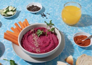 Hummus de remolacha, receta para untar y disfrutar de un sabor excepcional