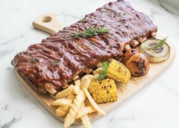 Costillas en freidora de aire o airfryer, receta más rápida que en el horno