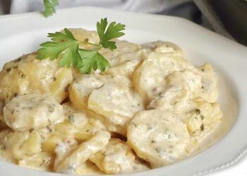 Patatas mayordomo, la guarnición más cremosa y sabrosa