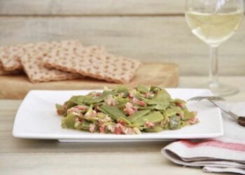 Judías verdes con jamón, receta fácil y rápida para una comida sabrosa