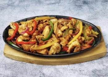 Relleno de fajitas en freidora de aire, no te volverán a quedar grasientas