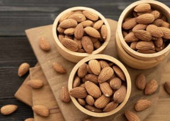 Almendras fritas en freidora de aire en 5 minutos, receta con o sin sal