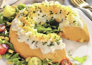 Pastel de atún en el microondas en 15 minutos, receta súper sabrosa fácil y rápida