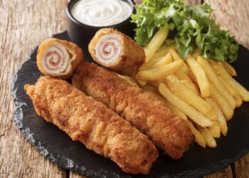 Flamenquines en freidora de aire, receta cordobesa totalmente casera fácil y rápida