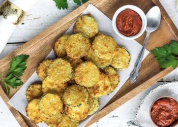 Calabacín rebozado en airfryer, receta crujiente y sabrosa para un aperitivo perfecto