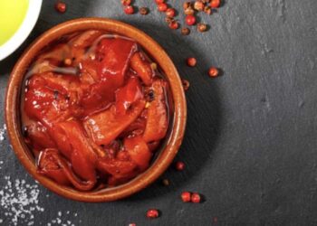 Pimientos asados en el microondas en 20 minutos, súper jugosos y sabrosos