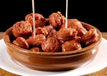 Chorizos al microondas, fritos pero con menos grasa que en la sartén