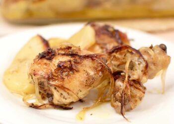 Muslos de pollo al horno, receta de la abuela súper sabrosos y muy fáciles de hacer