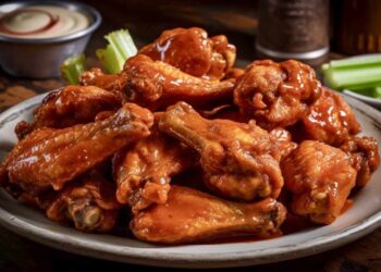 Alitas de pollo BBQ en airfryer, la mejor receta con salsa barbacoa fácil y rápida