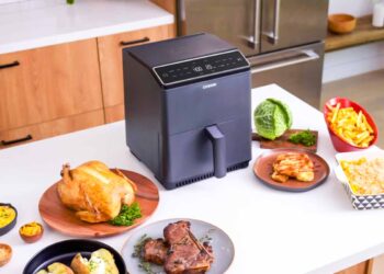 Es enorme y no hay que mover alimentos, la airfryer de Cosori con doble resistencia que todos quieren