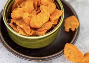 Chips de zanahoria, súper fáciles y saludables con 3 ingredientes