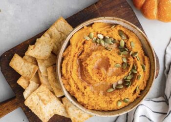 Hummus de calabaza, receta dulce para dipear
