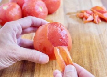 Cómo escaldar tomates, técnica para pelarlos fácilmente