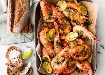 Gambones al horno, la receta más fácil y rápida para un entrante de diez