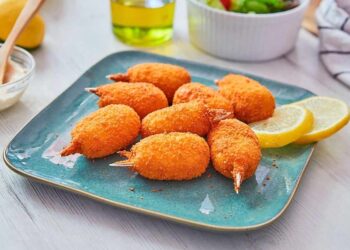 Muslitos de mar congelados en airfryer, con menos aceite pero igual de sabrosos