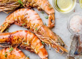 Langostinos en airfryer, receta con 3 ingredientes y en 15 minutos