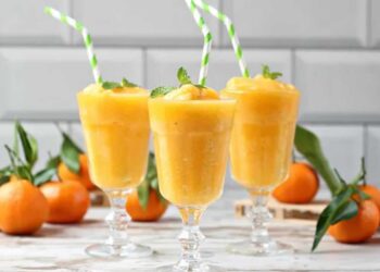 Sorbete de mandarina, el postre refrescante y muy fácil de hacer