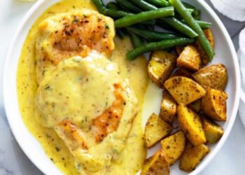 Pollo a la mostaza, receta súper sabrosa