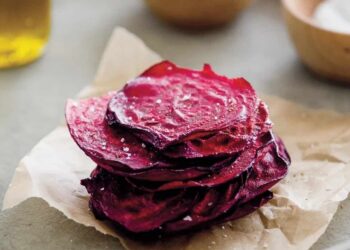 Chips de remolacha en airfryer, el snack crujiente y saludable más fácil de hacer