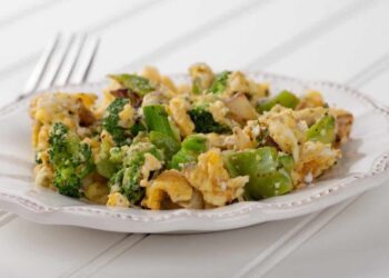 Revuelto de brócoli, cena fácil y rápida