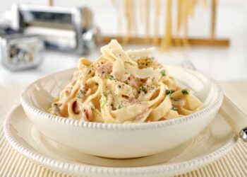 La mejor falsa carbonara para tus platos de pasta, siempre me quedan extra cremosos