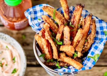 Zanahorias a la parmesana en airfryer, guarnición fácil y rápida