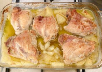 Contramuslos de pollo al horno, receta fácil y sabrosa con pocos ingredientes