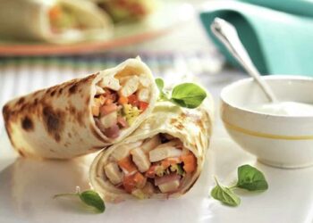 El pan viral para burrito con solo 1 ingrediente y sin harina