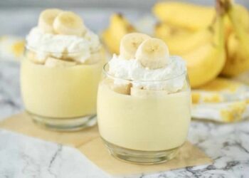 Mousse de plátano, receta fácil y cremosa para un postre dulce perfecto