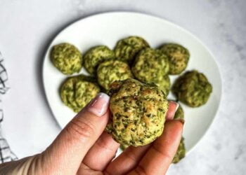 Albóndigas de brócoli en airfryer, receta fácil y sabrosa