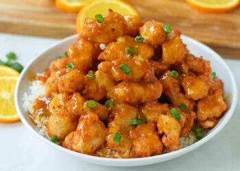 Pollo a la naranja, receta asiática fácil y rápida