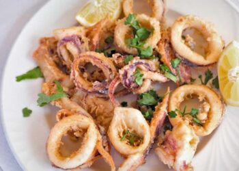 Calamares a la andaluza en airfryer, receta fácil y rápida con 3 ingredientes